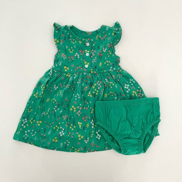 Carter's Floral Garden Jersey Dress - 6 Months - Picture 1 of 1